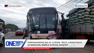 One North Central Luzon Pampasaherong bus at 12wheel truck nagsalpukan sa Naguilian Isabela [upl. by Adnav]