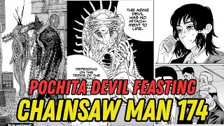 Pochita EATS Octopus Mouth Snow Bitterness Devils Chainsaw Man 174 [upl. by Mishaan]