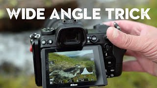 A simple WIDE ANGLE TRICK I use successfully every time  Photography On Location [upl. by Cordi]