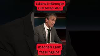 Eskens Erklärungen zum Ampel AUS machen Lanz fassungslos satire ampelaus lanz short [upl. by Aym]