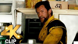 Wolverine Wears Yellow Suit For The First Time Scene  DEADPOOL amp WOLVERINE 2024 Movie CLIP 4K [upl. by Nrek]