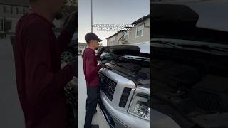 Nissan Titan Sparplugs 200 not a tutorial full video on IGTiktok fyp [upl. by Eissehc]