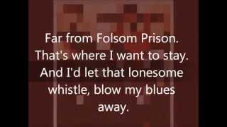 Folsom Prison Blues by Johnny Cash lyrics [upl. by Cohe]