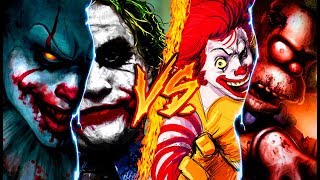 PENNYWISE amp JOKER VS RONALD MCDONALD amp KRUSTY ║ COMBATES MORTALES DE RAP ║ JAYF FT VARIOS ARTISTAS [upl. by Zulema]