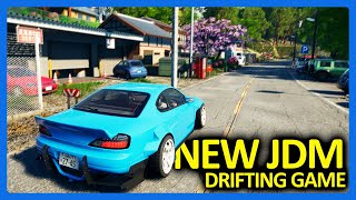 This New JDM Racing Game is AMAZING Japanese Drift Master [upl. by Aiselad]