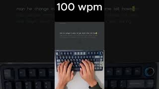 50 wpm vs 100 wpm vs 200 wpm [upl. by Lombard]