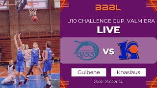 Gulbene 2014 vs VKnašiaus KM 2014  BBBL boys U10  Challenge Cup [upl. by Ymassej]