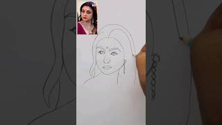 Debjani Chatterjee drawing Art vairal drawing ♥️♥️♥️♥️ [upl. by Atinnek711]