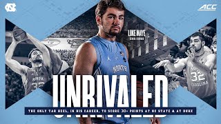 Luke Maye North Carolina Tar Heels 30 PTS 15 REBS vs Duke  Next Ones [upl. by Olivette]