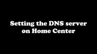 Tutorial Fibaro  Setting the DNS server in the Home Center [upl. by Valeda192]