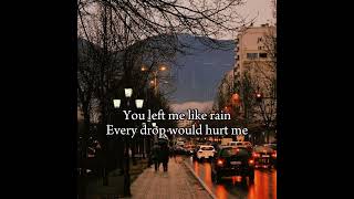 Argjentina Ramosaj  Si shiu Like Rain English lyrics [upl. by Jammie]