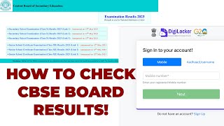 CBSE Board Exam Result 2023 Out Find Out Your Class 10th amp 12th Scores  How to check board results [upl. by Borer]