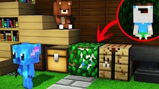 ¡ME ESCONDO DENTRO DE UN ARBUSTO 🌳😂  MINECRAFT ESCONDITE CON FLEXVEGA [upl. by Urian331]