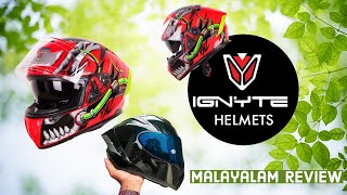 IGNYTE HELMETS Malayalam Review  best helmet in 4000 💥😍 ign4 ignyte ignytehelmets [upl. by Imefulo158]