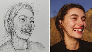 Steps to Draw a Beautiful Girl Using This Loomis Method  Beginners to Guide [upl. by Ayna440]