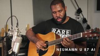 Neumann U 87  Acoustic Guitar Mic Shootout [upl. by Nawtna43]