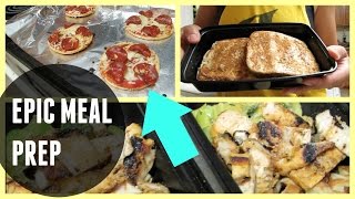 Easy Mini Meal Prep  French Toast amp Pizza Bagel Recipe [upl. by Enelear]