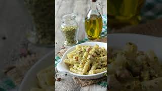 PASTA AL PISTACCHIO CON PANCETTA E PANNA short [upl. by Inge]