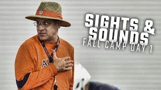 Sights and Sounds of Auburns opening day of fall camp [upl. by Aiva]