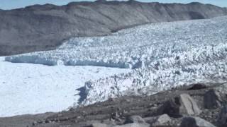 Timelapse of a calving glacier in Greenland [upl. by Donadee]