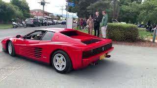 AMAZING Ferrari Testarossa exhaust sound and acceleration [upl. by Linell769]