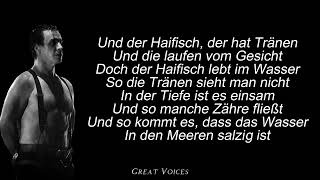 Haifisch  RAMMSTEIN Isolated Vocals  Lyrics [upl. by Tnilk759]