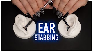 ASMR Eardrum Stabbing amp Ear Cleaning No talking [upl. by Cl]