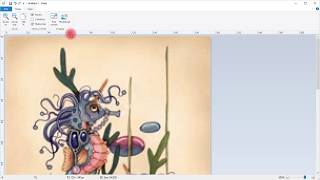 Windows Paint Gridding Cross Stitch Chart Tutorial [upl. by Nylissej]