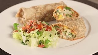 Burrito  Not So Junky  by Chef Siddharth  Sanjeev Kapoor Khazana [upl. by Tillman]