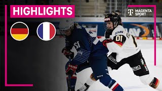 Deutschland  Frankreich  Highlights Deutschland Cup 2024  MAGENTA SPORT [upl. by Divan]