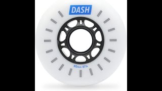 REVIEW DASH 80mm 87a Inline Skate Wheels [upl. by Grete]