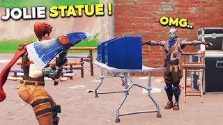 Jai suivi un joueur NOOB pendant toute une partie Fortnite et [upl. by Shirberg]