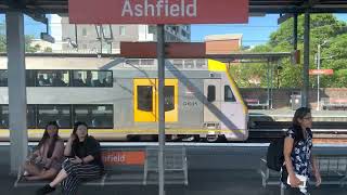 Riding a Train in Sydney  from Lidcombe to Newtown Station Western Suburbs [upl. by Annet]