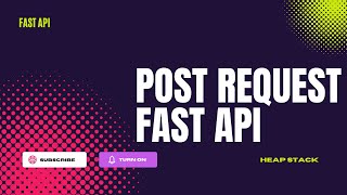 POST Request in Fast API  ToDo App Part 2  Backend  programming fastapi [upl. by Sneve479]