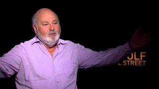 The Wolf of Wall Street Rob Reiner quotMax Belfortquot Official Movie Interview  ScreenSlam [upl. by Ecinev247]