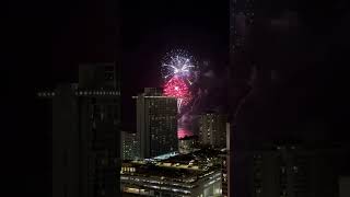 quotFIRE WORKSquot at Waikiki Beach May 22 2024 shorts waikiki fireworks hawaii [upl. by Brogle971]