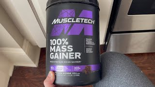 Muscletech 100 Mass Gainer Review After 12 Months [upl. by Jacquie]