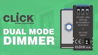 Click Dual Mode Dimmer Switch [upl. by Datnow]