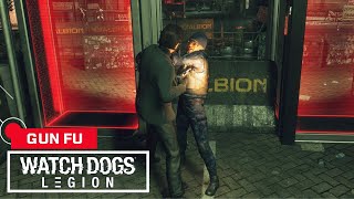 Watch Dogs Legion John Wick Mode Gun Fu Gun Kata  Professional Hitman Gameplay [upl. by Katheryn]