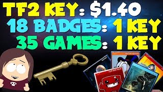 Guide Steam Card Bots Game Bots Cheap TF2 Keys to Level Up Cheap [upl. by Egroj838]