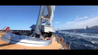 Maltese Falcon at the Perini Navi Cup 2013 in Sardinia [upl. by Alicsirp]