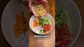 Quick easy high protein pasta salad recipe shorts [upl. by Hanala647]