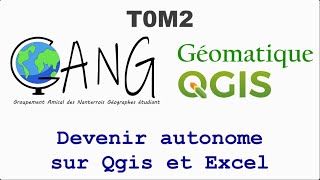 T0M2  Autonomie sur Qgis et Excel [upl. by Innoj]