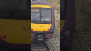 1456  Cleethorpes  BartonuponHumber  East Midlands Railway 170 270 departing Cleethorpes [upl. by Eelana682]