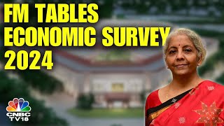 FM Nirmala Sitharaman LIVE Economic Survey 2024 Live Updates  Union Budget 2024  PM Modi  N18L [upl. by Alyac207]