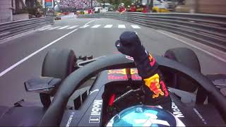 2018 Daniel Ricciardo full victory lap and team radio at Monaco [upl. by Alleciram]