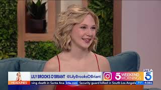 Lily Brooks OBriant Interview KTLA 5 and performs Last Christmas November 2023 [upl. by Tatianas]