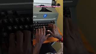 KRIPA technical institute starts Typewriting Model Exam Model Test 1 with 15 mts speed time [upl. by Devi]