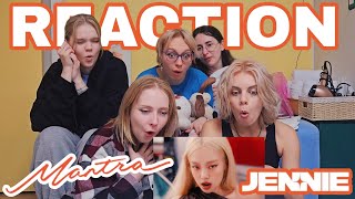 JENNIE  Mantra Official Music Video  REACTION with astrex6850 [upl. by Eiryk816]