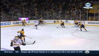 Boston Bruins vs Nashville Predators 16122014 [upl. by Eelah127]